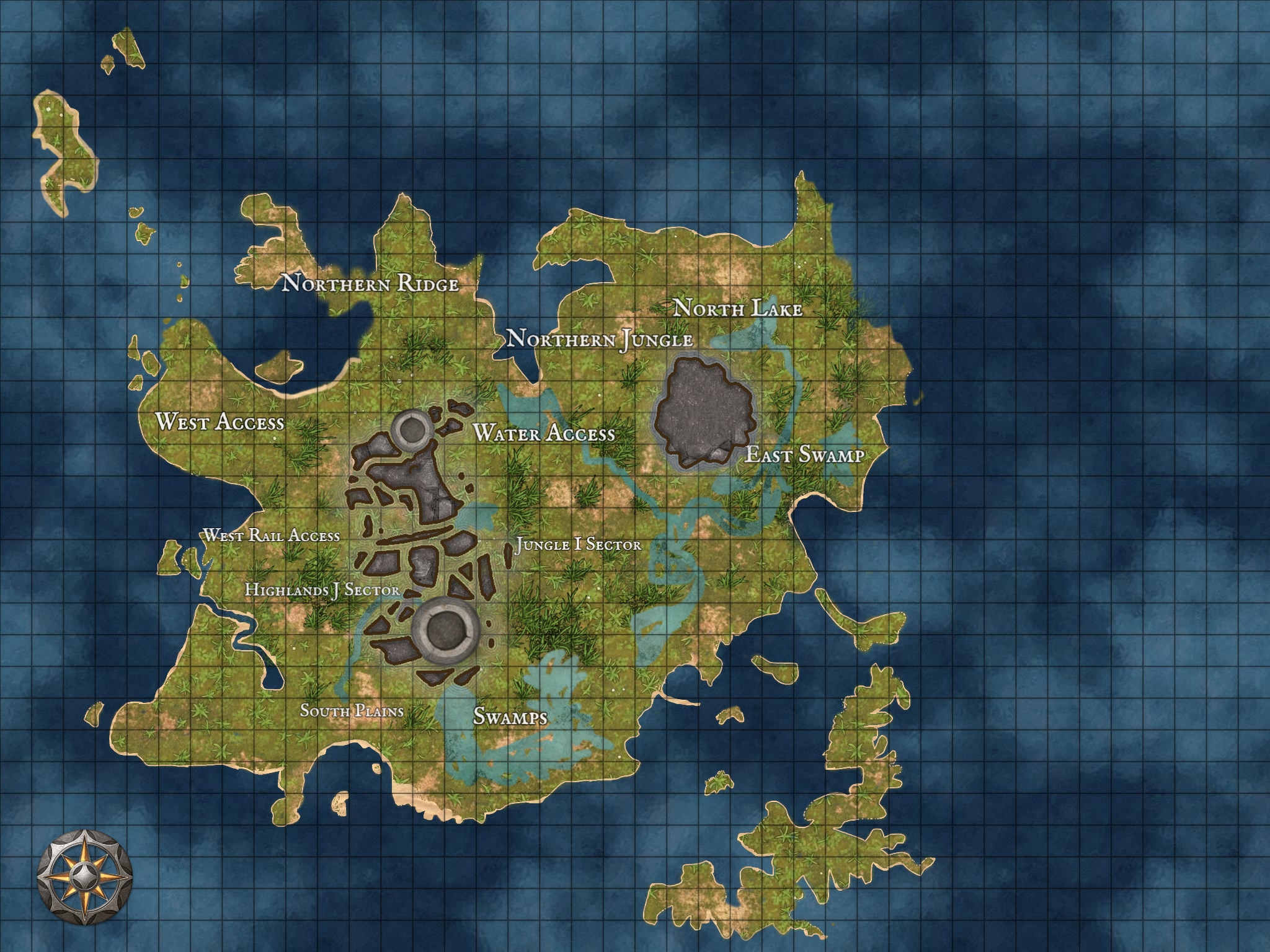 LeveLs Isle map