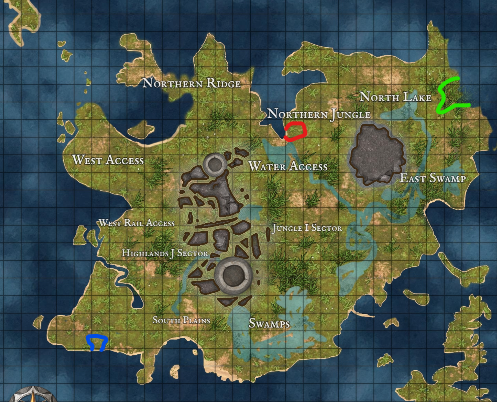 Faction zone map